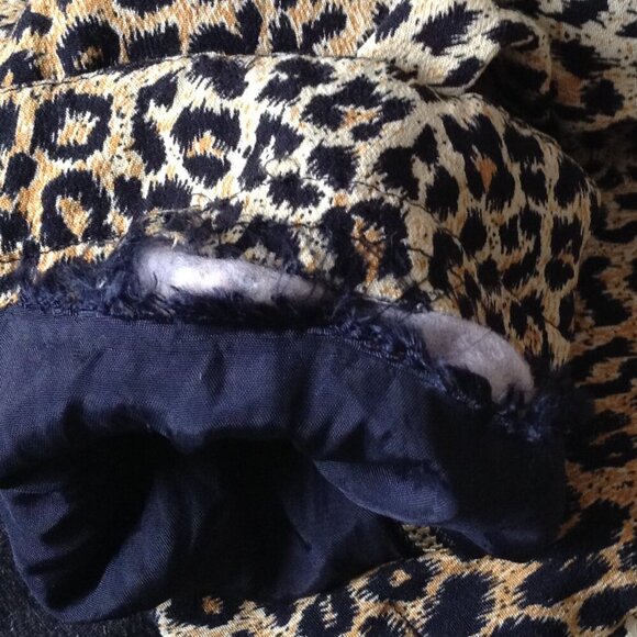Vintage Betty Barclay Women's Leopard Animal Print Jacket Full Zip Fully Lined - Picture 14 of 15